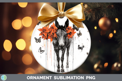 GorgeousOrange Drips Ornament design.