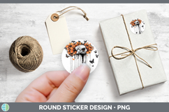 GorgeousOrange Drips Stickers design.