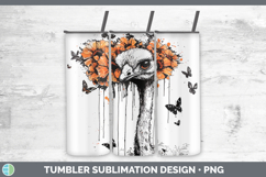 GorgeousOrange Drips Tumbler design.