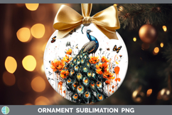GorgeousOrange Drips Ornament design.