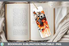 GorgeousOrange Drips Bookmark design.