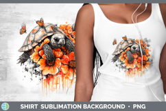 GorgeousOrange Drips Shirt design.