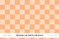 Spooky Season Checkered Digital Pattern Product Image 4