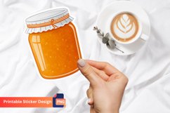 Orange Jam Sticker, Fruit Jam Sticker, Natural Jam Sticker Product Image 1