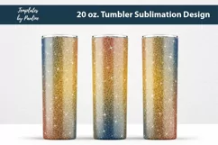 Orange Navy Blue Sublimation Tumbler Design for 20 oz skinny tumbler