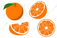 Orange Cut File Clipart PNG SVG EPS dxf pdf Product Image 1