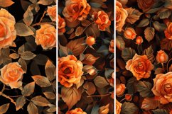 Orange Roses Digital Paper Bundle Product Image 3