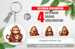 Keychain Orangutan Mother&#039;s Day Product Image 1