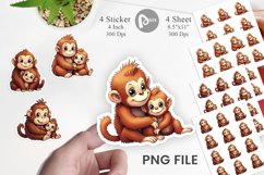 Orangutan Mother&#039;s Day Sticker Product Image 1