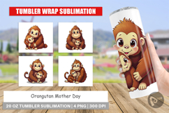 Tumbler Orangutan Mother&#039;s Day Product Image 1