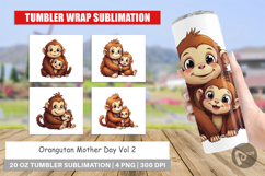 Tumbler Orangutan Mother&#039;s Day Product Image 1