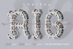 Orbital RIG - Color Bitmap Font Product Image 1