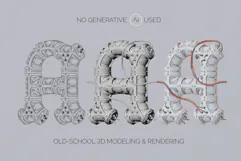 Orbital RIG - Color Bitmap Font Product Image 5