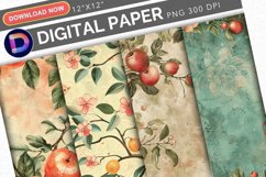 Orchard Guest Digital Paper Product Image 1