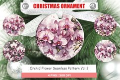 Christmas Ornamen Orchid Patterns Product Image 1