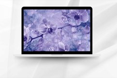 Orchid Frost Floral Digital Paper Bundle Product Image 2