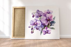 Orchids. Watercolor clipart collection Product Image 4