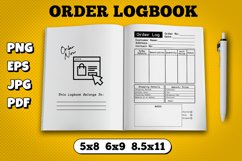 Amazon kdp order logbook interior for kindle publisher Product Image 1