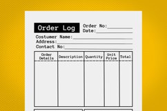 Amazon kdp order logbook interior for kindle publisher Product Image 2
