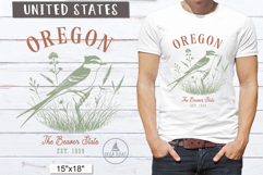 Oregon PNG Vintage United States Sublimation