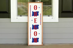 Oregon SVG, 4th Of July Porch Sign SVG Design Product Image 2