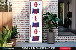 Oregon SVG, 4th Of July Porch Sign SVG Design Product Image 1