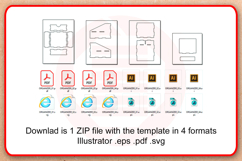 Laser cut Small desk organizer SVG template DIY crafts Product Image 5