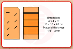 Laser cut Desk organizer SVG vector template download Product Image 2