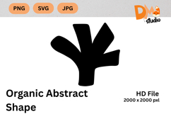 Organic Abstract Shape Product Image 1