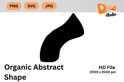 Organic Abstract Shape Product Image 1