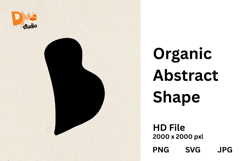 Organic Abstract Shape Product Image 1