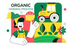 10 Organic Farming Process Illustration Product Image 4