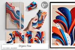Digital Paper Organic Flow Product Image 1