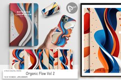 Digital Paper Organic Flow Product Image 1