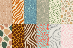 Eco Flow 12 Organic Seamless Patterns and Natural Textures Product Image 4