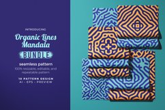 Organic Lines Mandala - Seamless Pattern Product Image 1