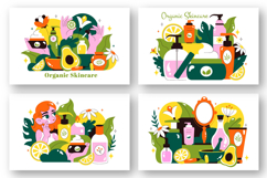 10 Organic Skin Care Illustration Product Image 3