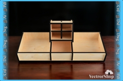 Desktop Organizer - Decorative Template Ideal for Storage Product Image 2