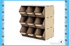 Laser Cutting Plans Modular Organizer for Screws and Parts Product Image 2