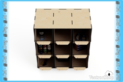 Laser Cutting Plans Modular Organizer for Screws and Parts Product Image 6