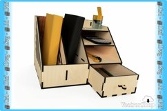 Table organizer / Student furniture / laser cut files Product Image 7