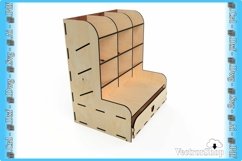 Desktop pen organizer / Cnc laser cutting stencils / Digital Product Image 4