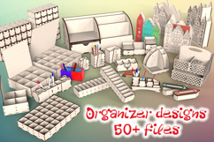 50 Designs of Organizers with Dividers and Drawers Bundle Product Image 1