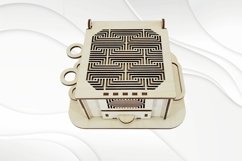 Desk organizer svg dxf pattern for cut laser Product Image 2