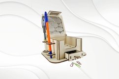 Desk organizer svg dxf pattern for cut laser Product Image 1