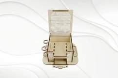 Desk organizer svg dxf pattern for cut laser Product Image 4