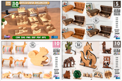Organizers Mega Bundle Laser Cut | Caddy and Shelf | Storage Product Image 7