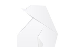 set icons origami paper animals vector illustration Product Image 6