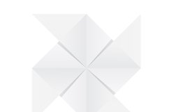 set icons origami paper animals vector illustration Product Image 12