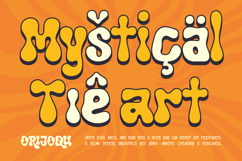 Orijoqu - Bold Liquify Psychedelic Display Font - Product Image 2